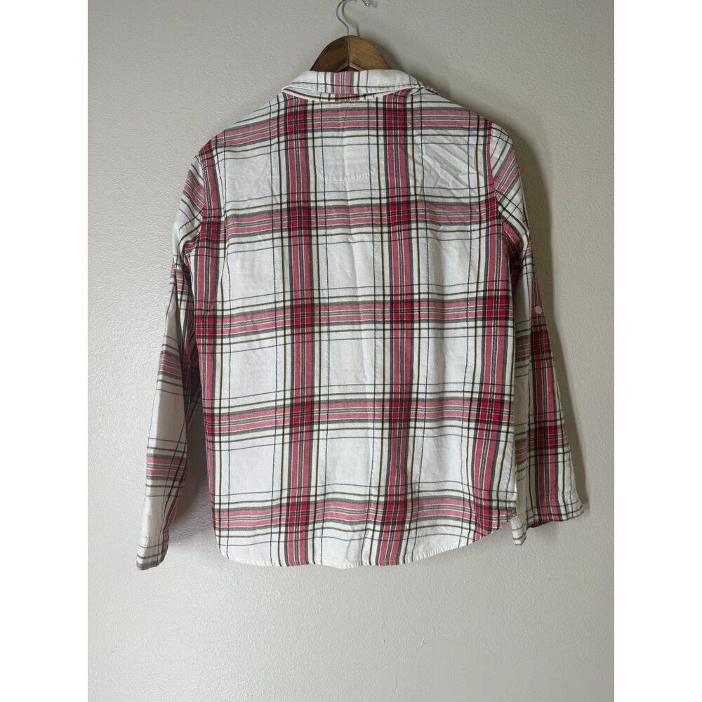 Victorias Secret Red White Plaid Pajama Set Womens Sz M Holiday Long Sleeve - Picture 5 of 8